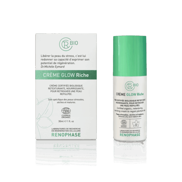 Crème Glow Riche (Ekologiškas maitinamasis kremas sausai ir brandžiai odai) 30 ml