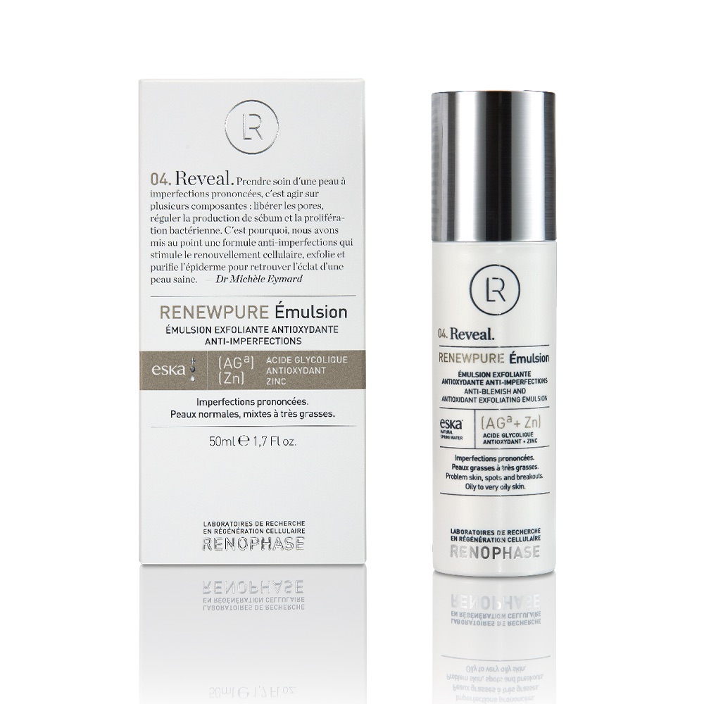 RENEWPURE Emulsion (Priešuždegiminė ir antioksidacinė emulsija probleminei odai) 50 ml