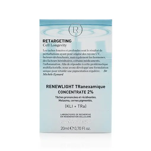 RENEWLIGHT Tranexamique Concentrate 2% (Serumas pigmentacijai ir tamsioms dėmėms) 20 ml