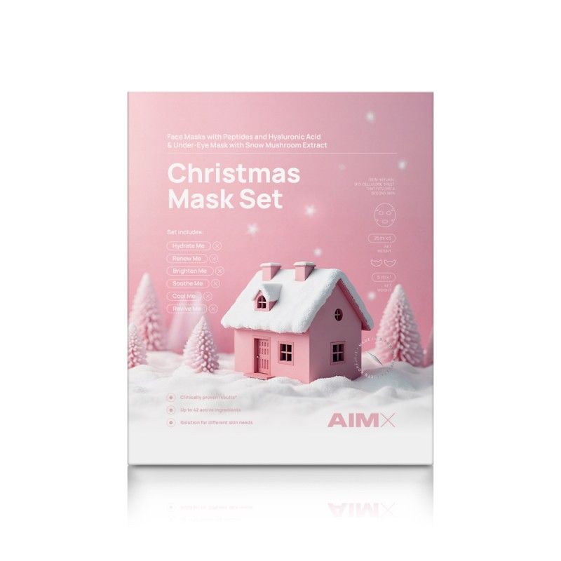AIMX "Christmas Mask Set" (Veido kaukių rinkinys) 6 vnt