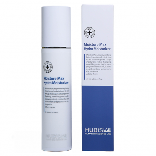 HUBISLAB Moisture Max Hydro (Intensyviai drėkinantis veido kremas) 120 ml