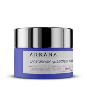 Arkana Lactobionic 5% Hyaluron Cream (Atkuriamasis drėkinamasis kremas jautriai odai) 50 ml