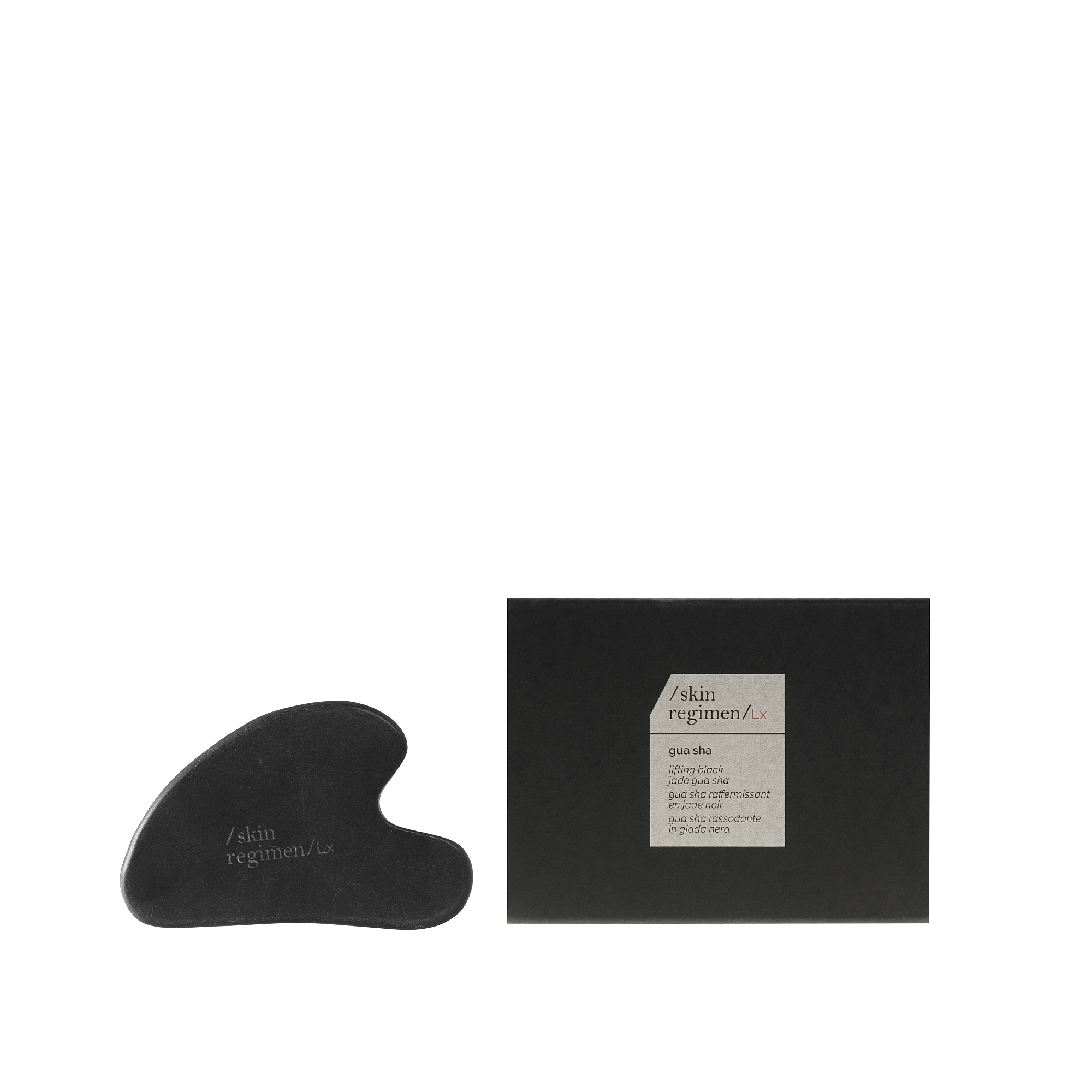 Comfort Zone Skin Regimen (Lx Gua Sha juodojo nefrito veido masažo įrankis) 1 vnt