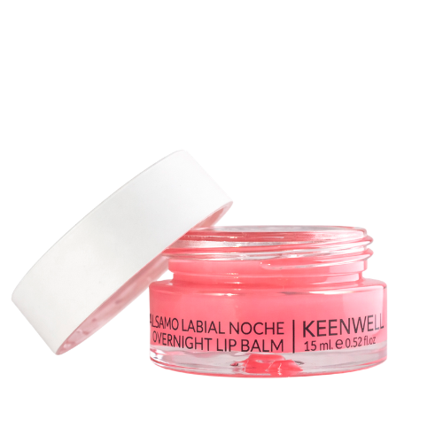 Keenwell Overnight Lip Balm Raspberry (Naktinė lūpų kaukė) 15 ml