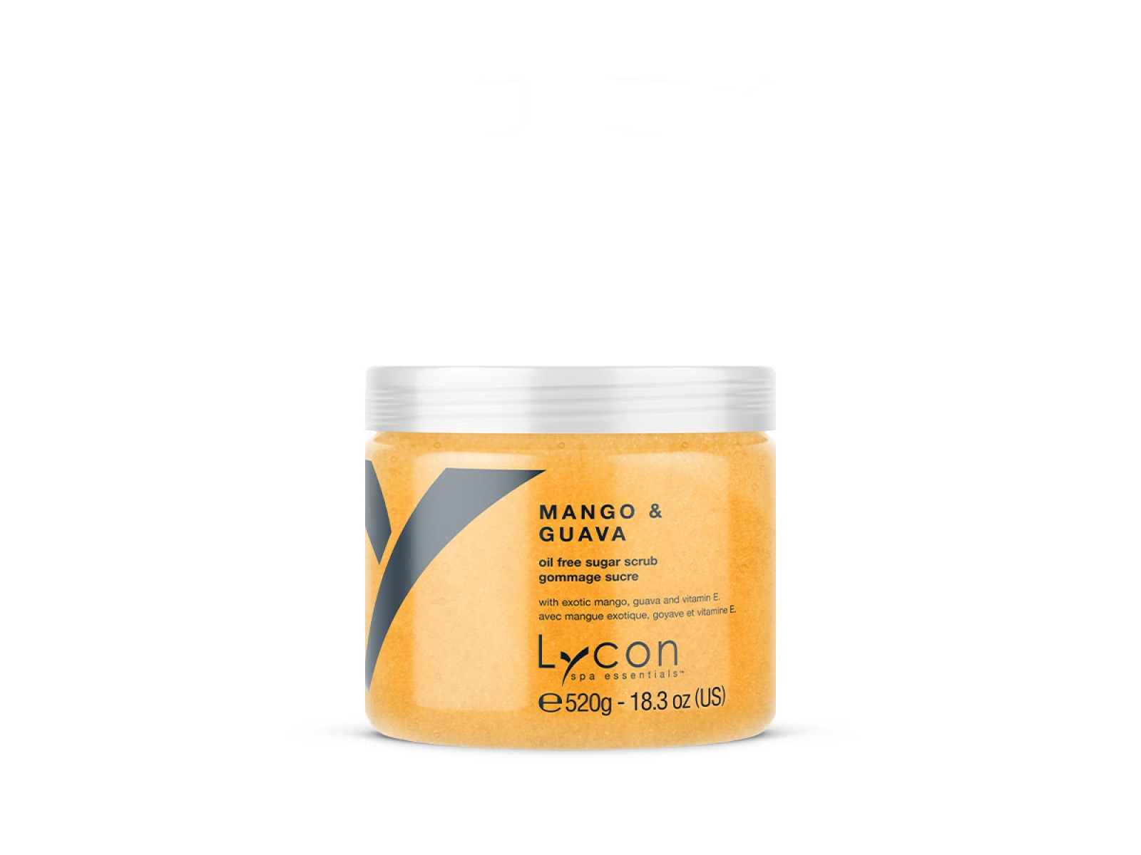 Lycon Mango & Guava Oil Free Sugar Scrub (Cukrinis kūno šveitiklis) 520 g